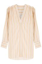 Helmut Lang Helmut Lang Cotton-silk Striped Tunic - Stripes