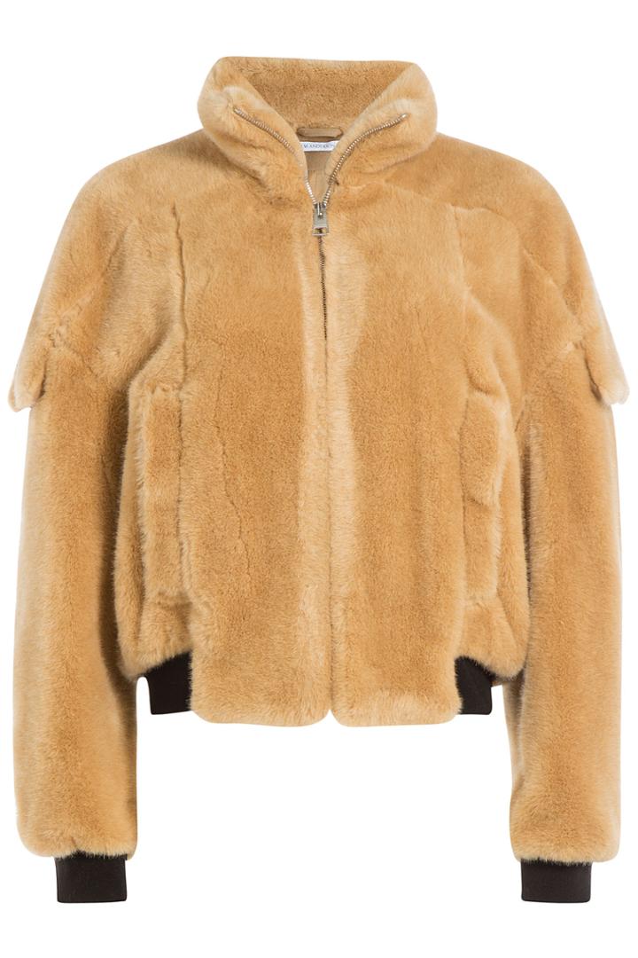 J.w. Anderson J.w. Anderson Faux Fur Jacket - Beige