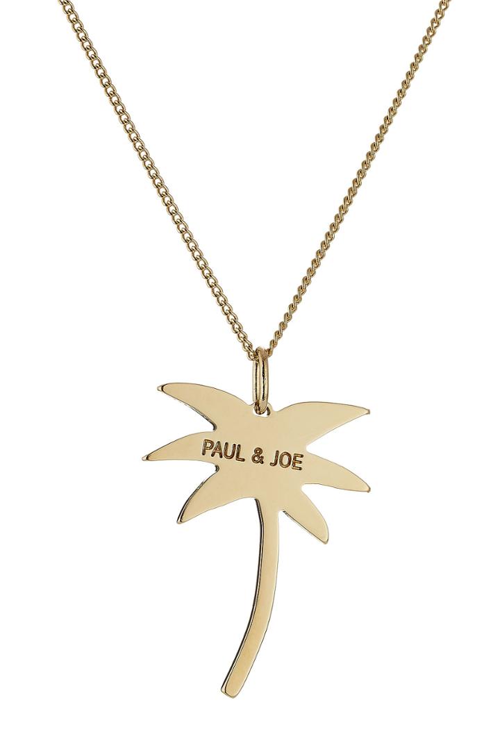 Paul & Joe Paul & Joe Logo Palm Tree Necklace - Gold