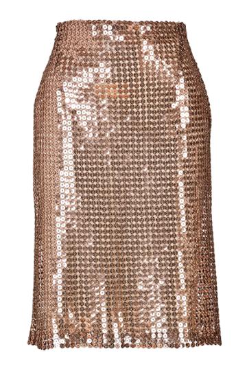 Marios Schwab Marios Schwab Sequined Pencil Skirt