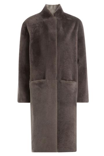 Inès & Maréchal Inès & Maréchal Shearling Coat - Grey