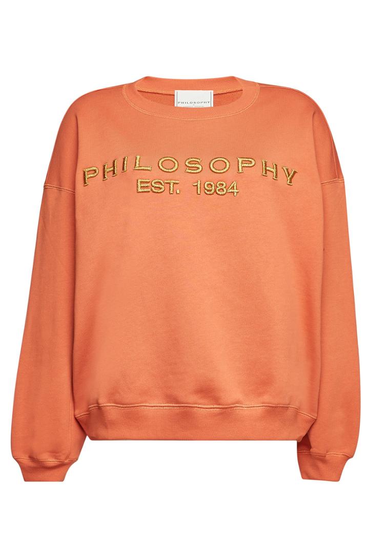 Philosophy Di Lorenzo Serafini Philosophy Di Lorenzo Serafini Embroidered Cotton Sweatshirt