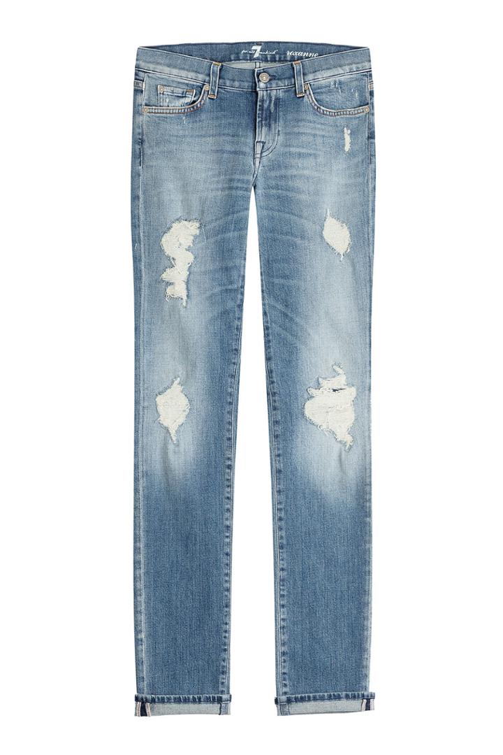 Seven For All Mankind Seven For All Mankind Distressed Jeans - None