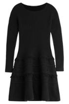 Agnona Agnona Knit Dress With Wool And Cashmere - Black