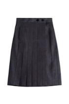 Victoria Beckham Denim Victoria Beckham Denim Pleated Denim Skirt - None