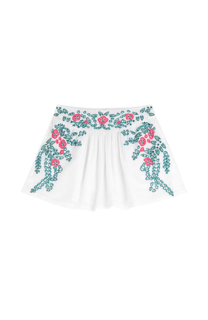 Antik Batik Embroidered Mini-skirt