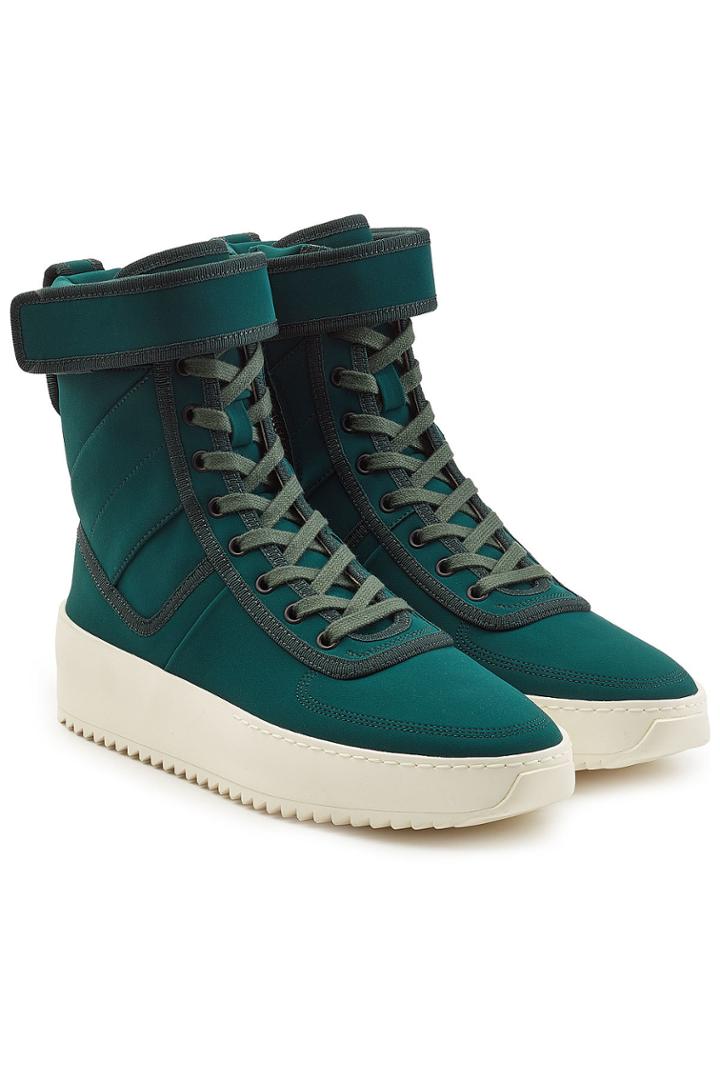 Fear Of God Fear Of God Military Lace-up Boots With Velcro Strap