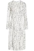 Carven Carven Pleated Dress With Print