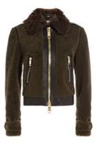 Burberry Brit Burberry Brit Shearling Jacket - Green