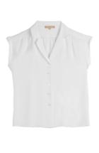 Michael Kors Sleeveless Silk Blouse