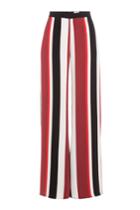 Zeus + Dione Zeus + Dione Wide Leg Striped Silk Pants