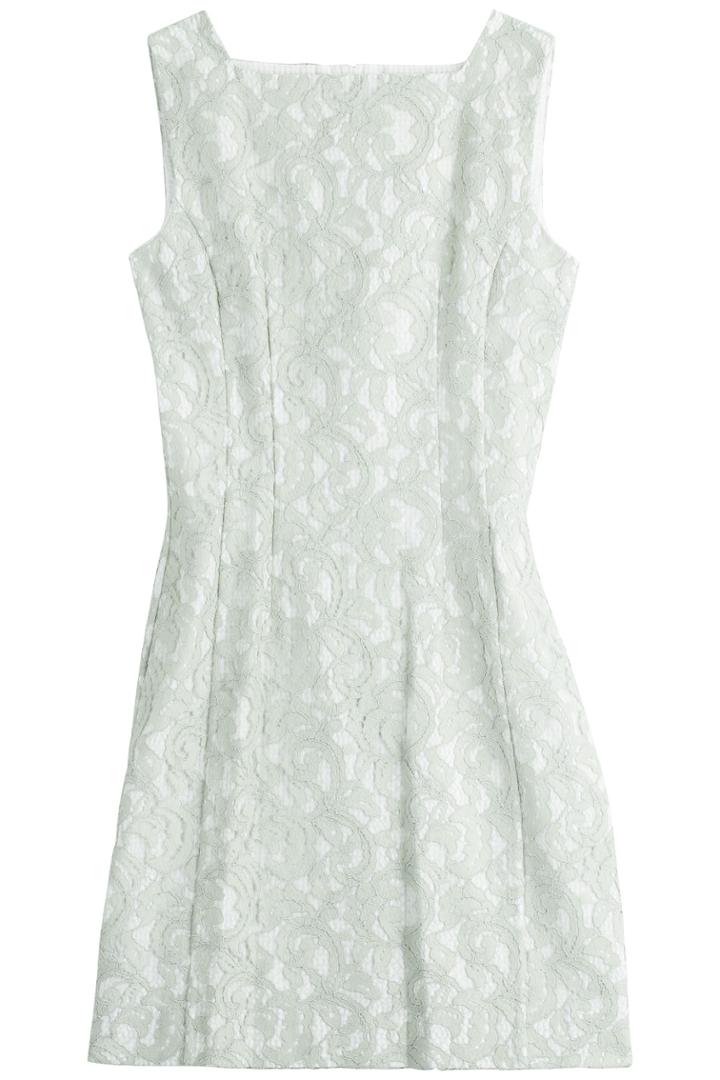 Carven Carven Lace Sheath Dress - Green