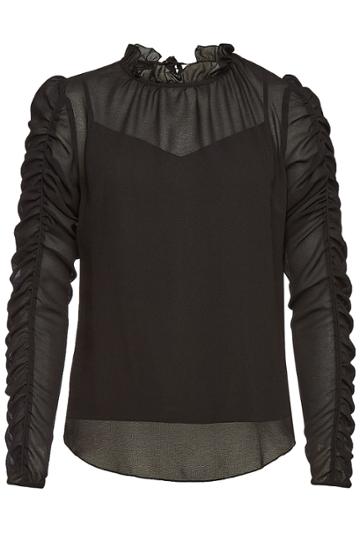 See By Chloé See By Chloé Top With Gathered Sleeves