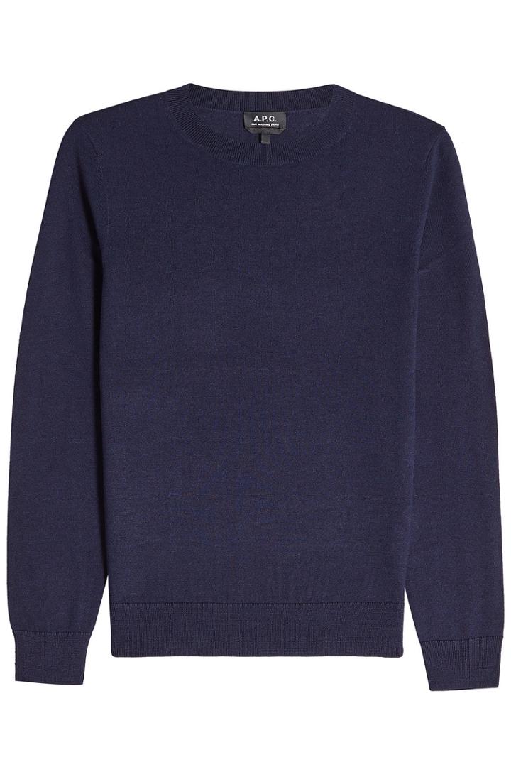 A.p.c. A.p.c. Pullover With Merino Wool And Silk