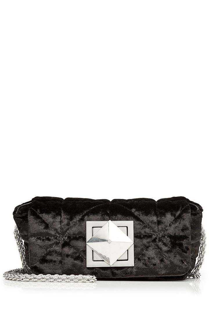 Sonia Rykiel Sonia Rykiel Quilted Velvet Shoulder Bag