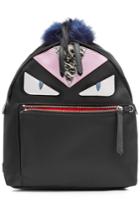 Fendi Fendi Backpack With Leather And Fur - Multicolor