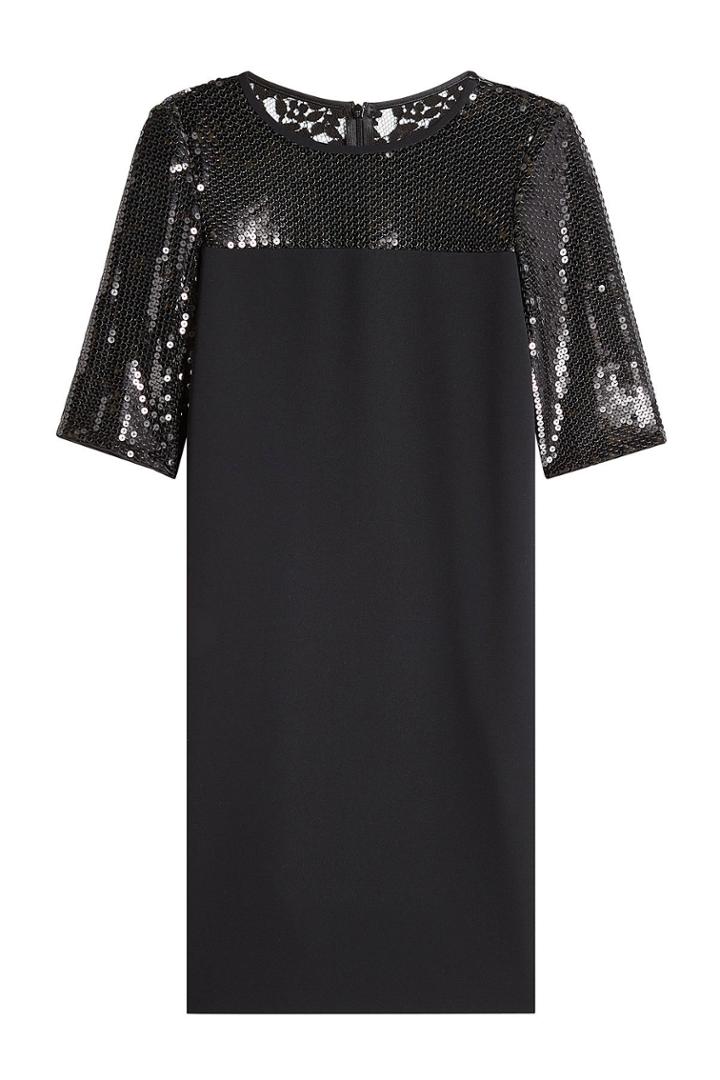 Boutique Moschino Boutique Moschino Dress With Sequins - Black
