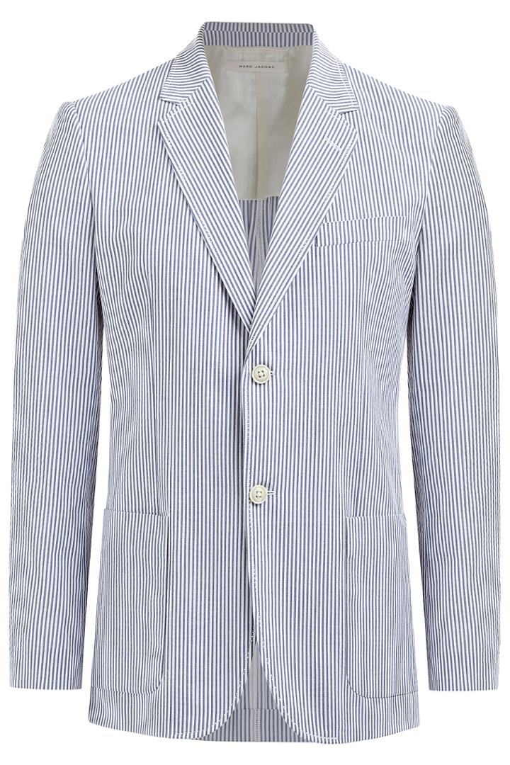 Marc Jacobs Marc Jacobs Striped Cotton Blazer - Stripes