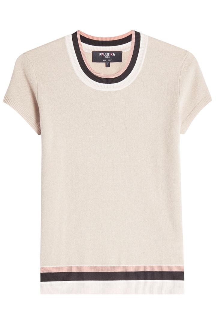 Paule Ka Paule Ka Wool Pullover With Cashmere - Beige