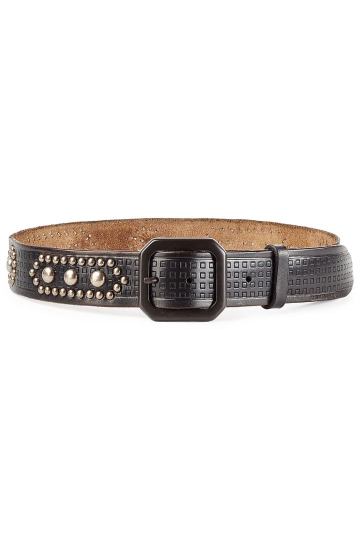 Dsquared2 Dsquared2 Embellished Leather Belt - Brown