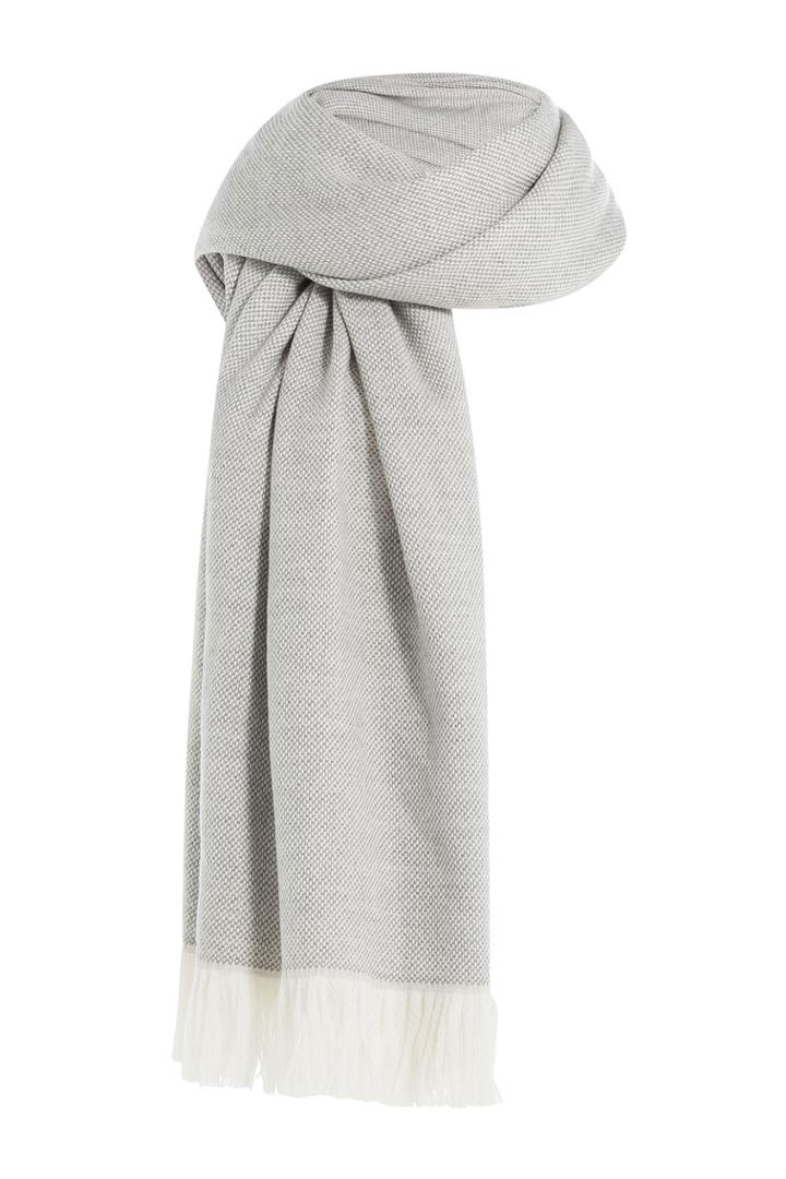 Agnona Agnona Wool Scarf - Grey