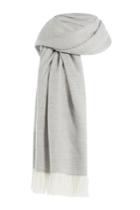 Agnona Agnona Wool Scarf - Grey