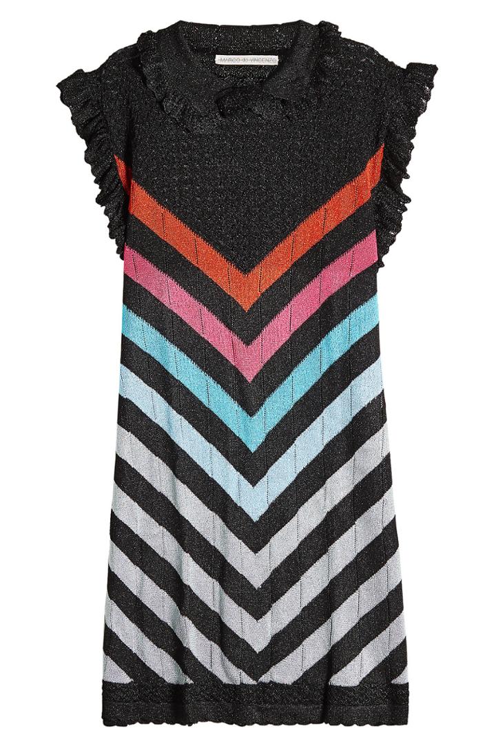 Marco De Vincenzo Marco De Vincenzo Knit Dress With Ruffles