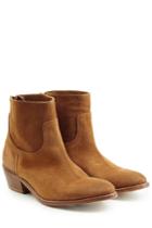 Zadig & Voltaire Zadig & Voltaire Teddy Suede Ankle Boots - Camel