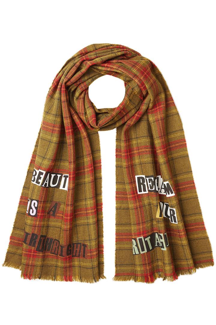 Valentino Valentino Printed Wool Scarf
