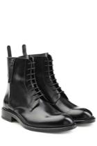 Jil Sander Jil Sander Leather Lace-up Boots - Black