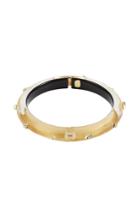 Alexis Bittar Alexis Bittar Lucite Bangle With Gold-plated Embellishments