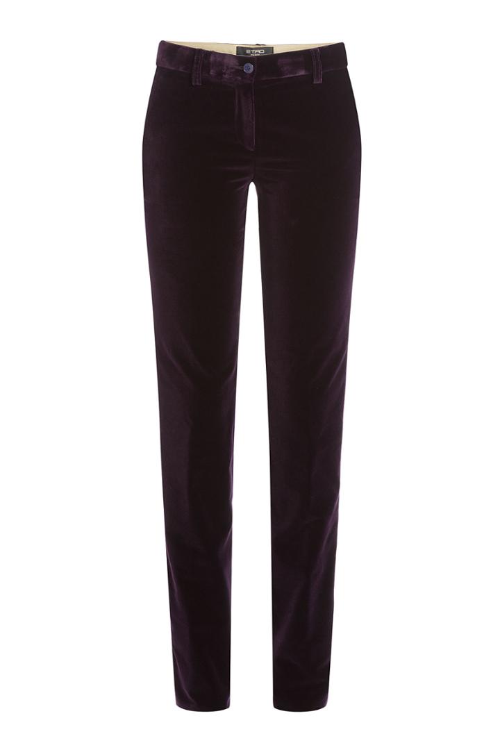 Etro Etro Velvet Pants - Purple