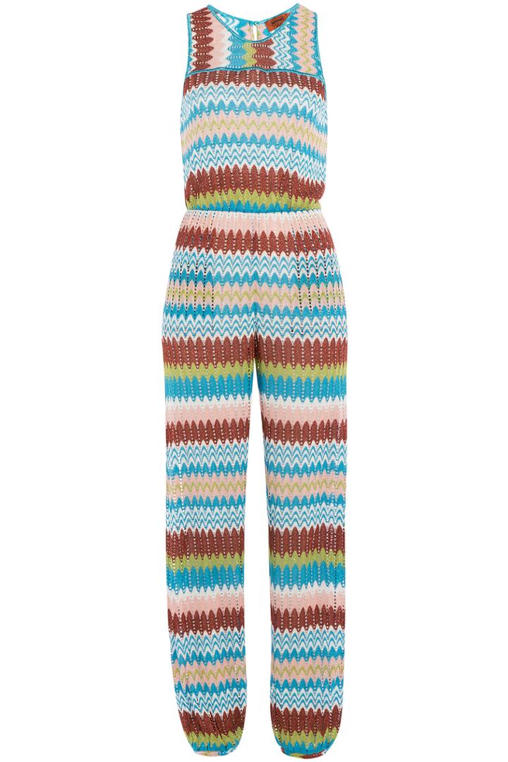 Missoni Mare Missoni Mare Crochet Knit Jumpsuit - Multicolor