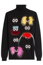 Fendi Fendi Embellished Wool Turtleneck