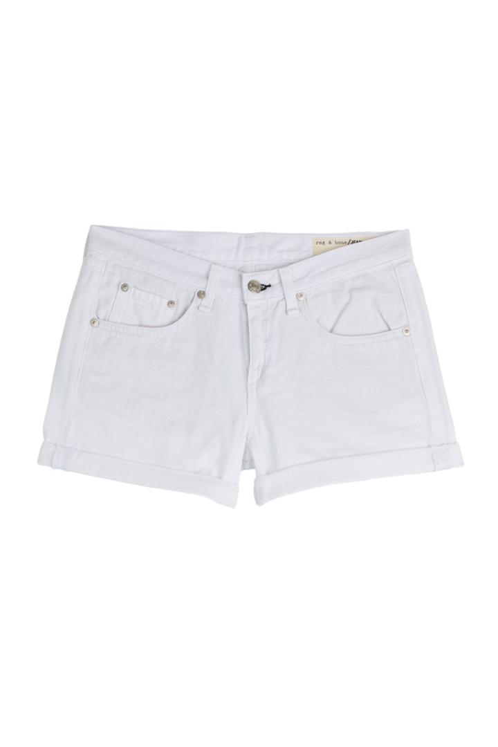 Rag & Bone Rag & Bone Boyfriend Denim Shorts - White