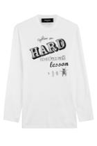 Dsquared2 Dsquared2 Printed Cotton Top - White