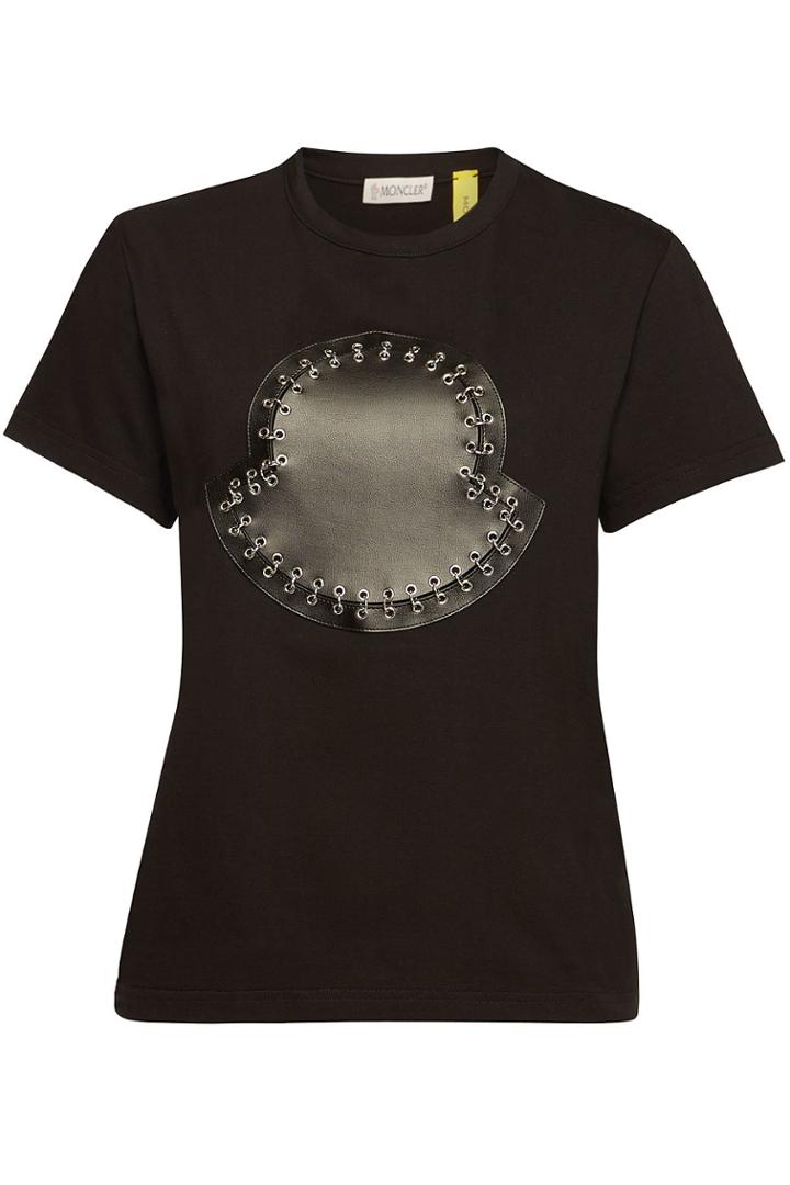 Moncler Genius Moncler Genius 6 Moncler Noir Kei Ninomiya Embellished Cotton T-shirt