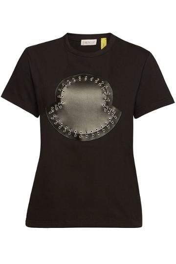 Moncler Genius Moncler Genius 6 Moncler Noir Kei Ninomiya Embellished Cotton T-shirt