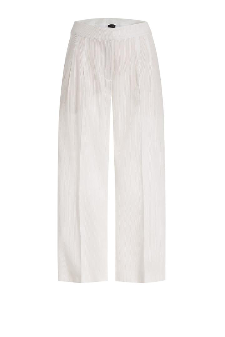 Akris Akris Cotton-linen Cropped Pants