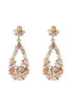 Kenneth Jay Lane Kenneth Jay Lane Opalescent Drop Earrings With Crystal Embellishment