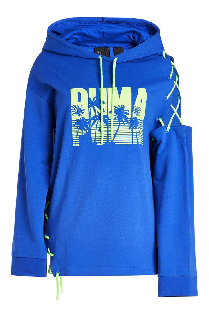Fenty Puma By Rihanna Fenty Puma By Rihanna Side Lace Cotton Hoody