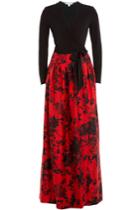 Diane Von Furstenberg Diane Von Furstenberg Wool-silk Dress With Maxi Skirt - Multicolor