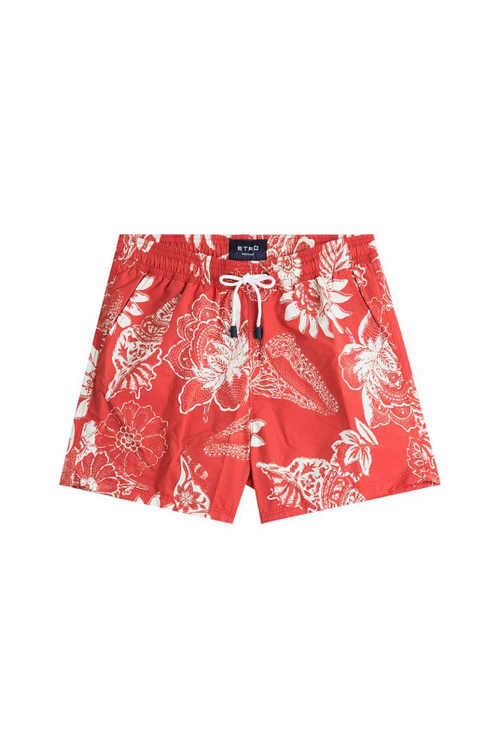 Etro Etro Printed Swim Trunks - None