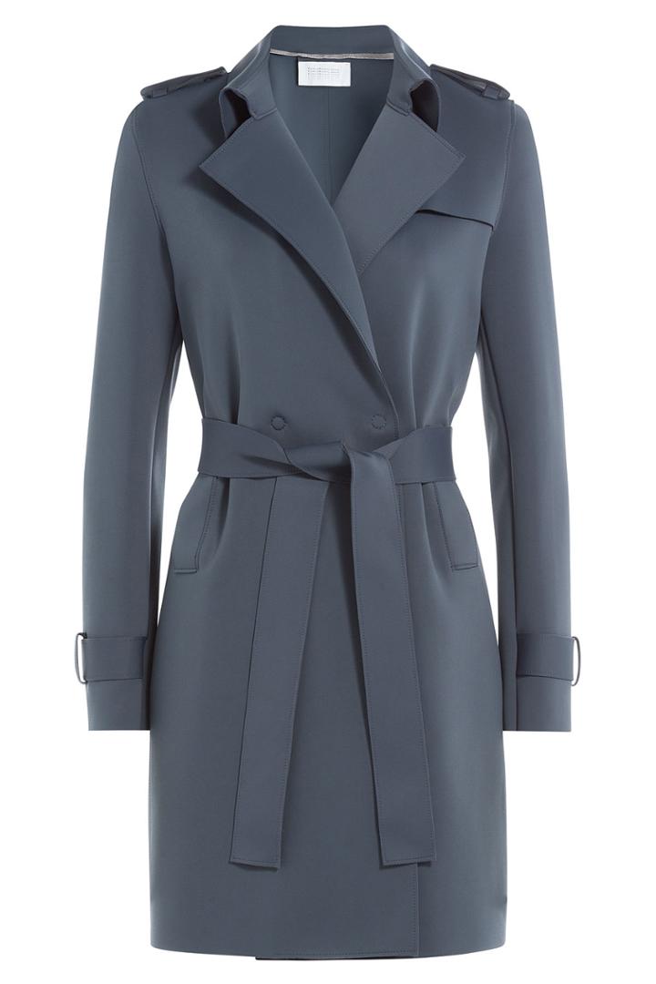 Harris Wharf Harris Wharf Trench Coat - Blue