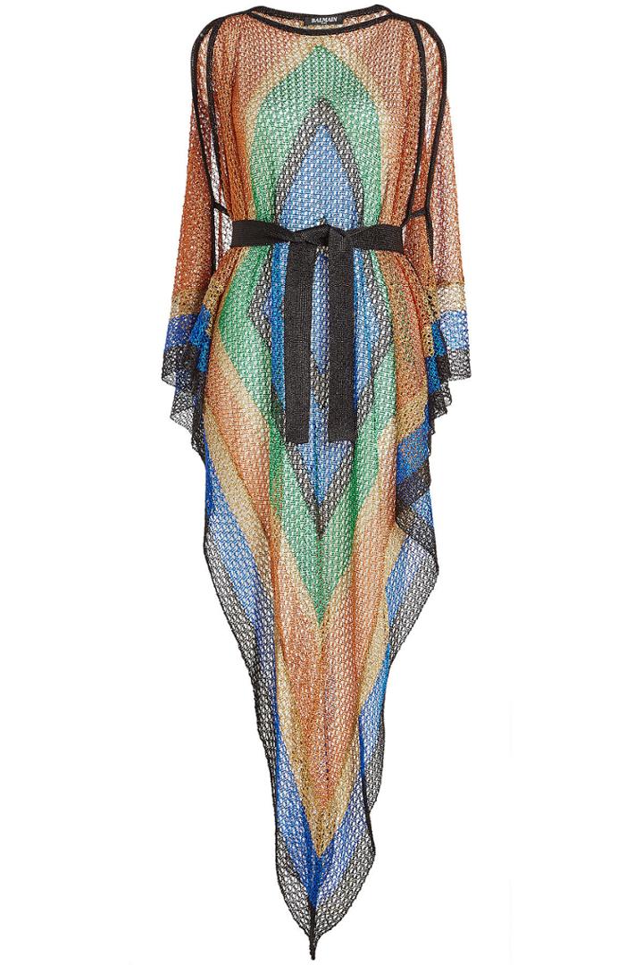 Balmain Balmain Mesh Knit Kaftan