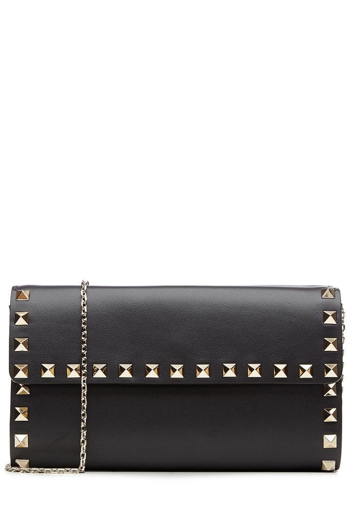 Valentino Valentino Rockstud Leather Shoulder Bag