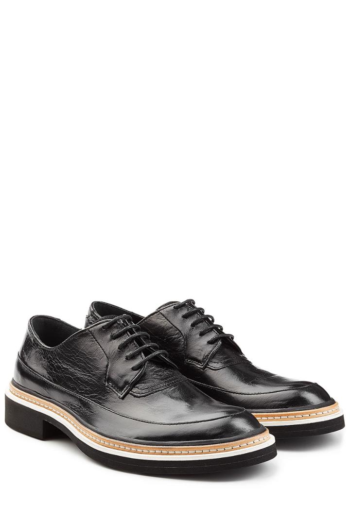 Mcq Alexander Mcqueen Mcq Alexander Mcqueen Leather Columbia Lace Ups - Black