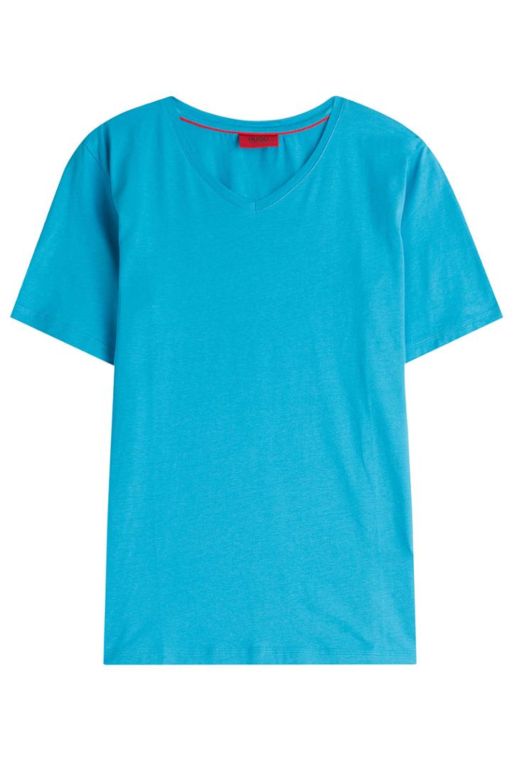 Hugo Hugo Cotton T-shirt - Turquoise