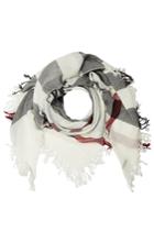Burberry Shoes & Accessories Burberry Shoes & Accessories Printed Merino Wool Scarf - White
