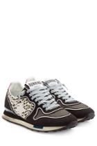 Golden Goose Golden Goose Running Sneakers With Leather - Animal Prints